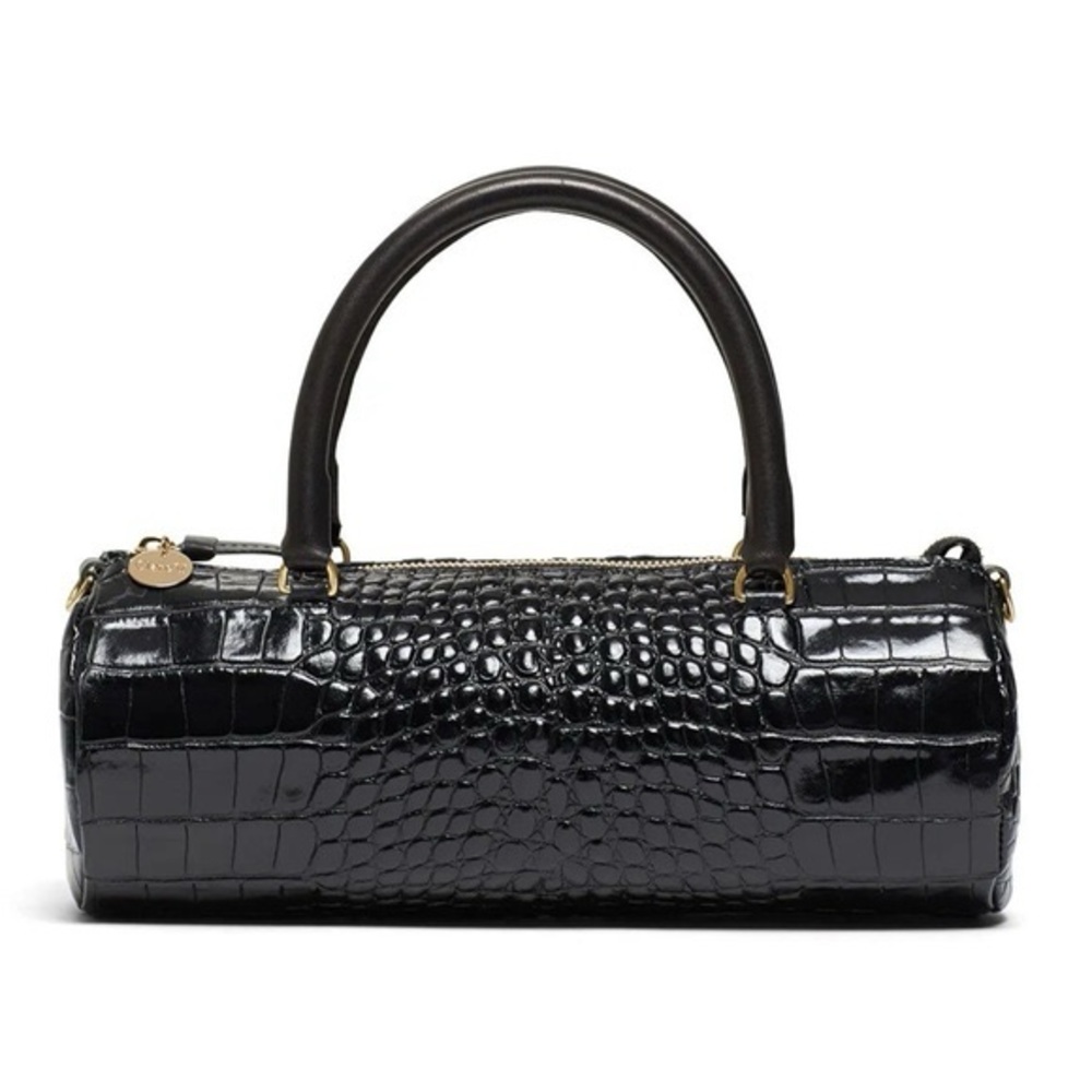 Clare V. Pepe Bag in Embossed Croc